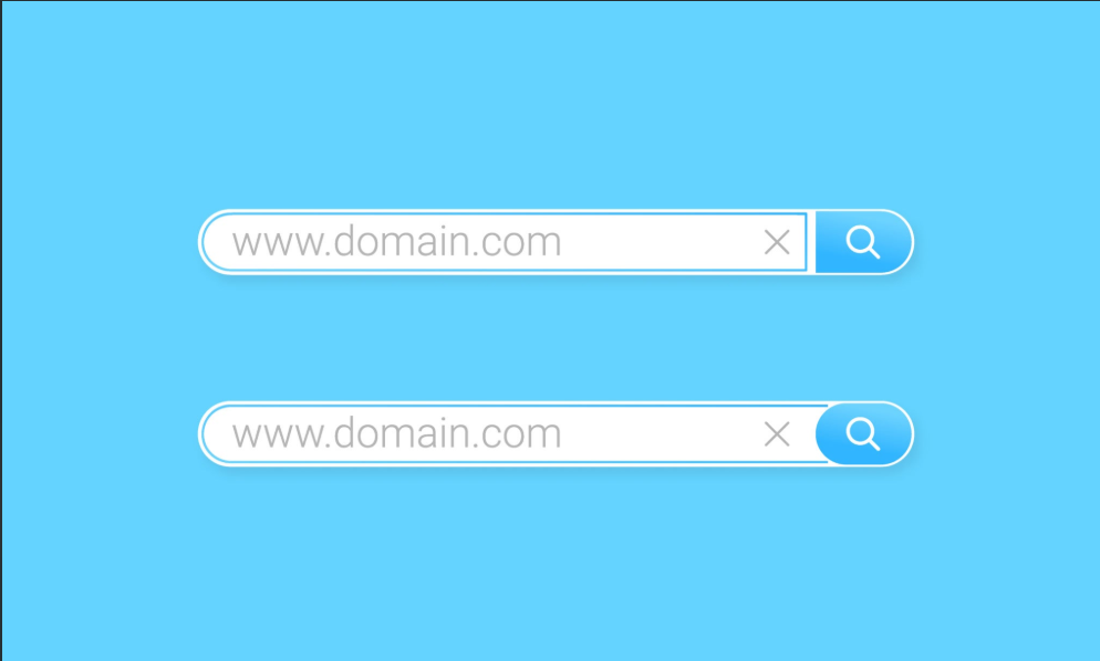 Website domain planning illustration