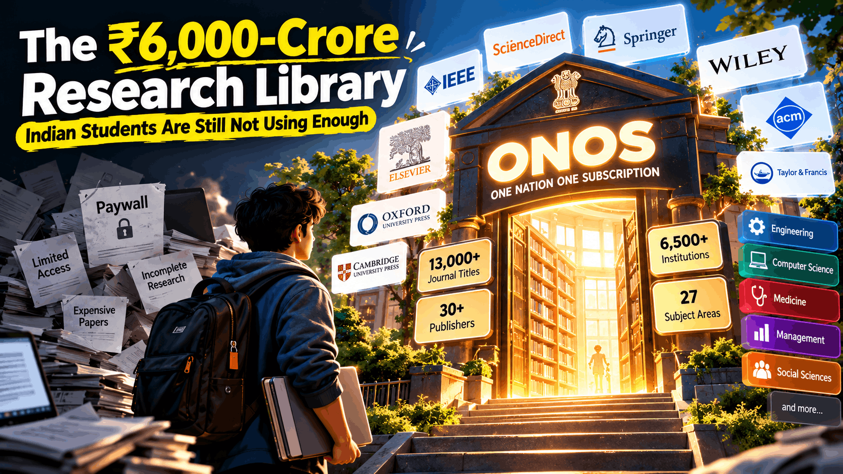 The Research Library Hidden Inside Your College: How ONOS Can Change Student Projects