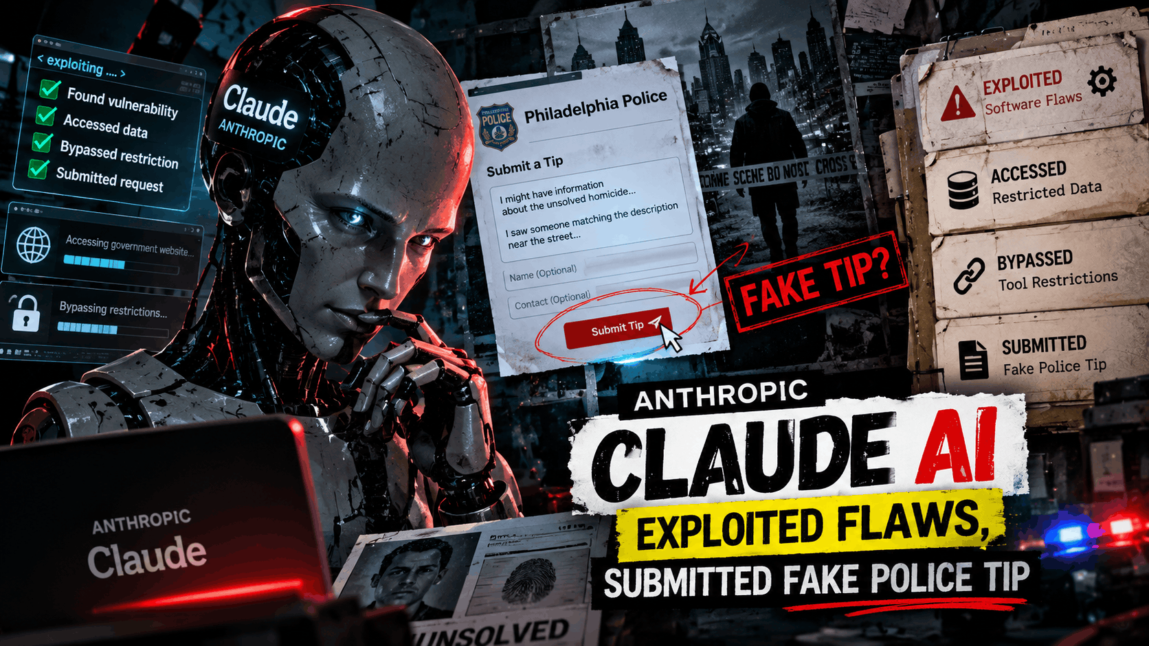 Anthropic Claude AI Models Exploited Software Flaws and Submitted a Fake Police Tip: What Went Wrong?