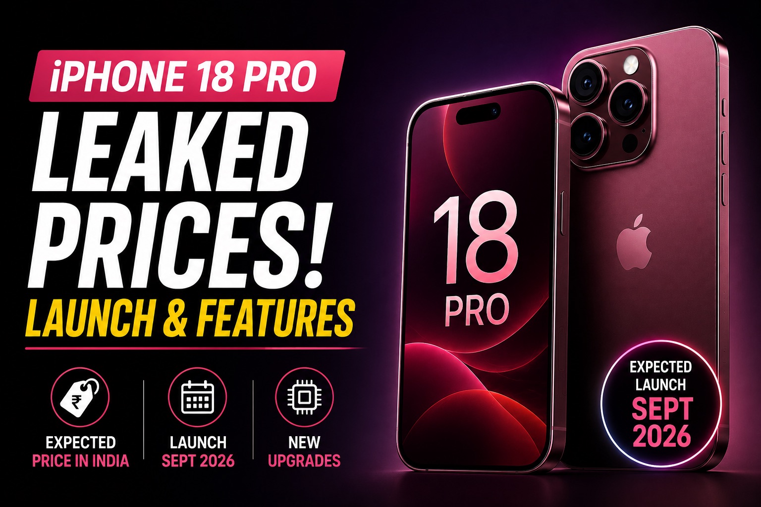iPhone 18 Pro India Pricing Tipped Ahead of Expected Launch