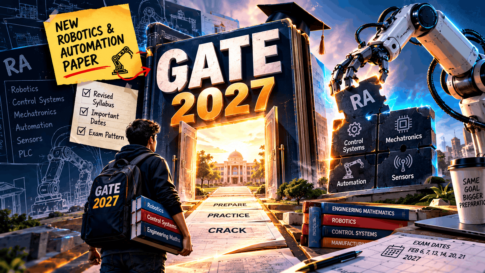 GATE 2027 Gets a Robotics Twist: New RA Paper, Revised Syllabus and Key Dates Students Must Know