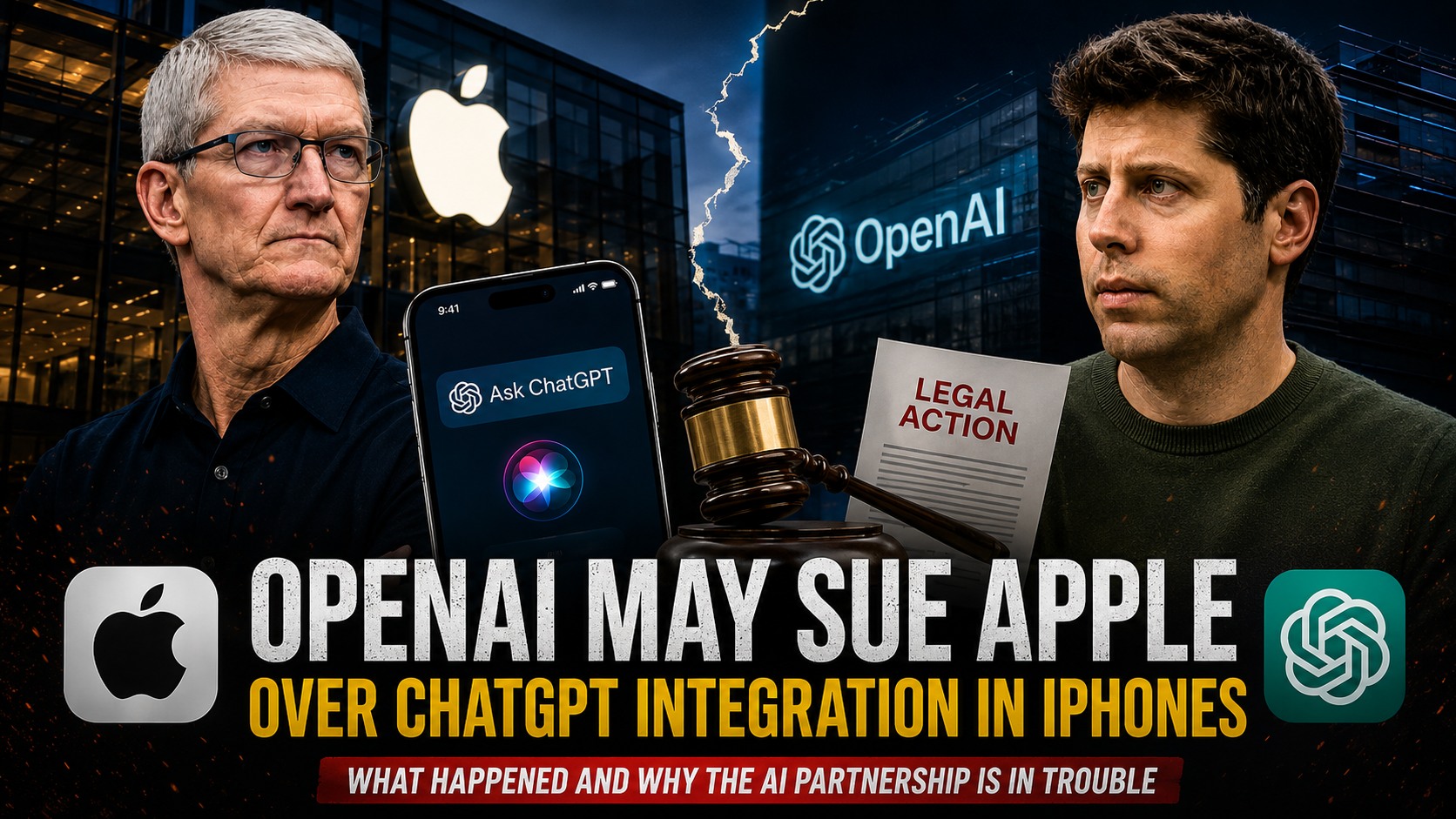 OpenAI May Sue Apple Over ChatGPT Integration on iPhones: What Happened