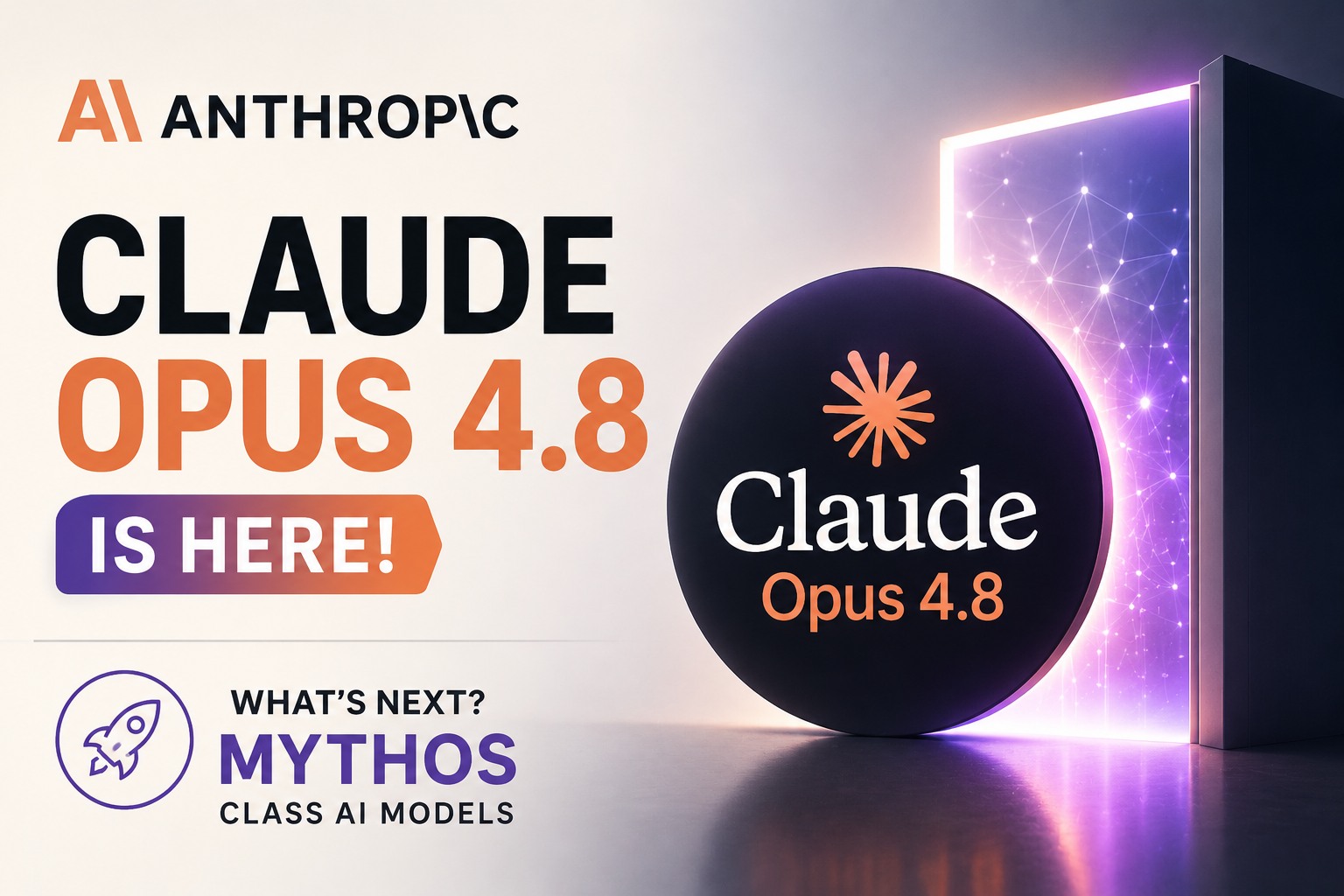 Claude Opus 4.8 launched as Anthropic teases next-gen Mythos AI models