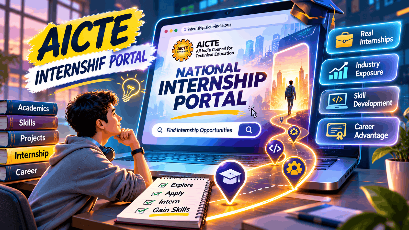 Beyond the Classroom: A Deep Dive into AICTE’s National Internship Portal for Indian Students