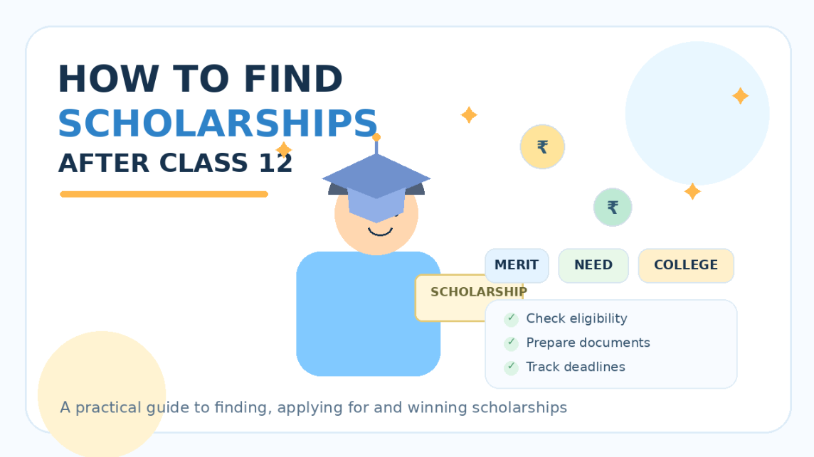 How to Find Scholarships After Class 12