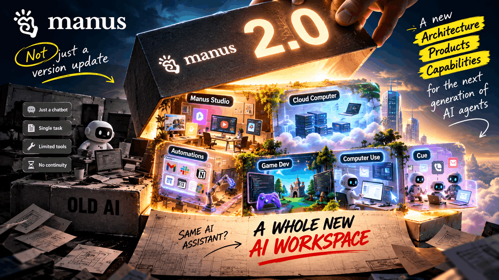 Manus 2.0 Is Not Just an Upgrade — It Is a Different Bet on What AI Agents Should Become