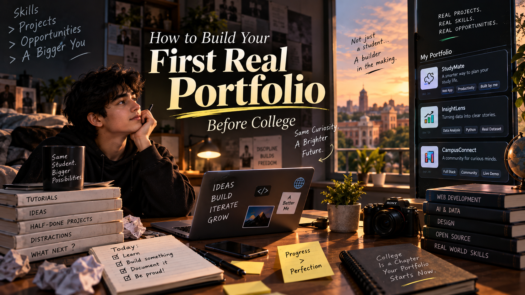 How to Build Your First Real Portfolio Before College
