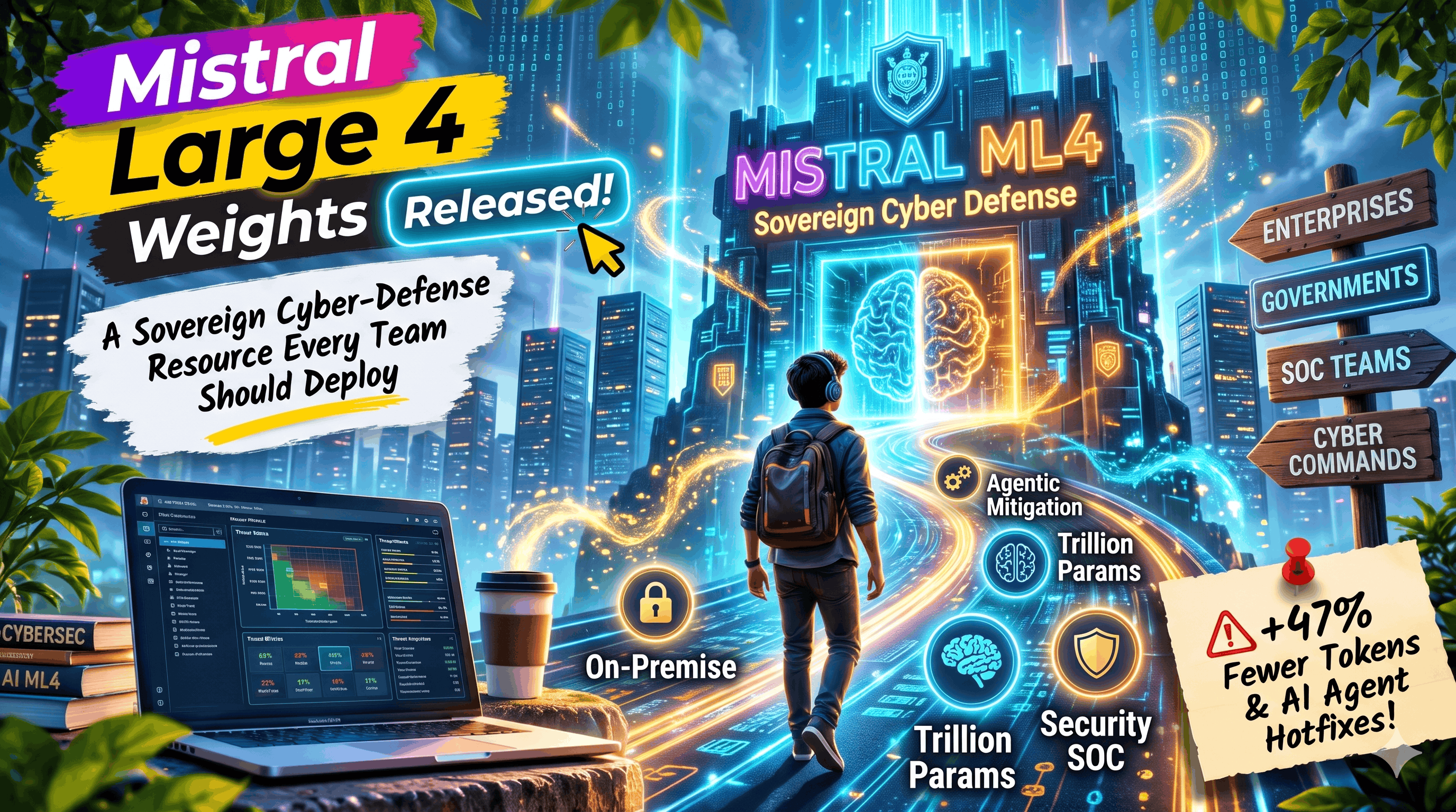 Sovereign Cyber Defense: Analyzing Mistral Large 4’s Trillion-Parameter Open-Weight Release