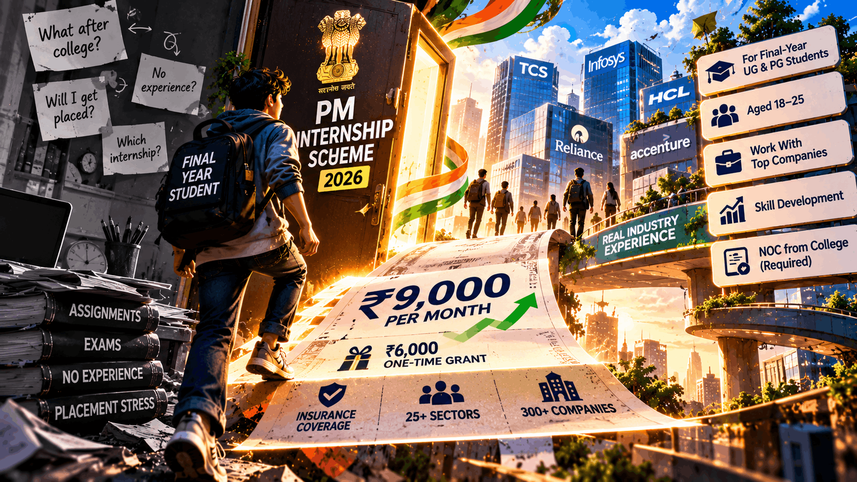 PM Internship Scheme 2026: ₹9,000/Month Opportunity for Final-Year Students