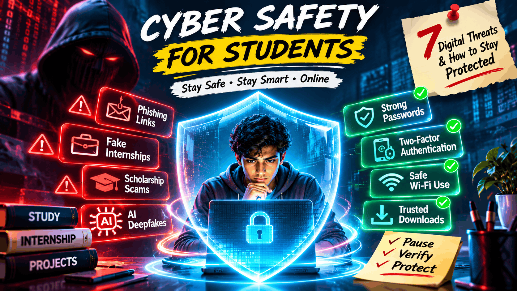 Cyber Safety for Students: 7 Digital Threats to Watch Out for and How to Stay Protected